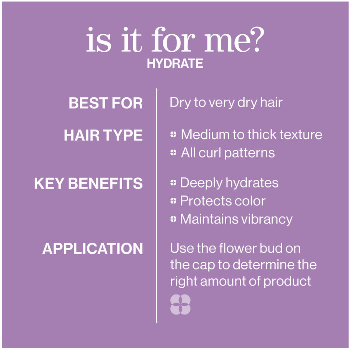 PUREOLOGY: HYDRATE SHAMPOO AND CONDITIONER DUO A best-selling, deeply hydrating duo that nourishes all hair types in need of intense moisture.